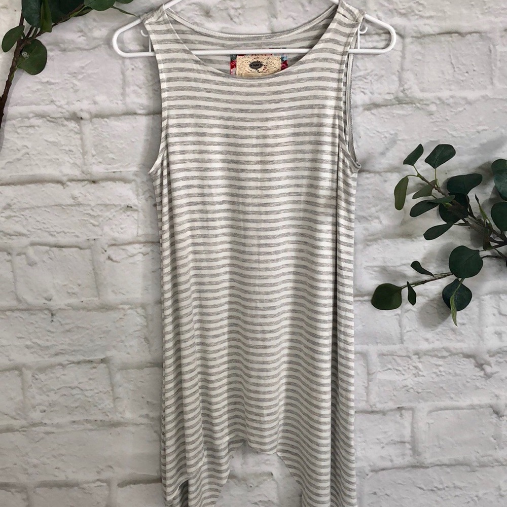 Cupio NWT Striped Tunic Tank Small